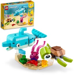 LEGO Creator 3in1, klocki, Delfin i żółw, 31128