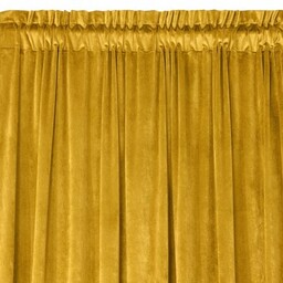 EUROFIRANY Zasłona Melanie 140 x 270 cm Musztardowy