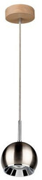 Lampa wisząca z drewna Ball w zestawie 1xLED