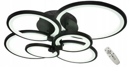 Lampa Led Plafon Sufit Żyrandol Pilot 130W 6xRING
