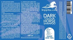 HIPPIKA.COM Szampon dla koni o ciemnej sierści 100ml