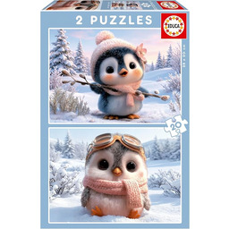 Educa - Zestaw 2 puzzli dla dzieci po