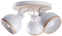 Lampa sufitowa nowoczesna plafon kula OVAL III biały