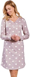 Koszula nocna Libby 3215 01 grochy