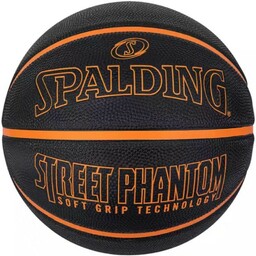 Spalding Piłka do koszykówki Phantom czarno-pomarańczowa 84383Z -