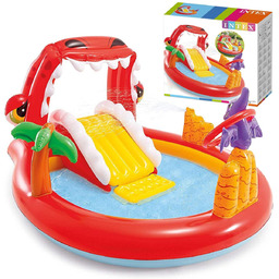 Intex, basen dziecięcy, pompowany, wodny plac zabaw, Happy