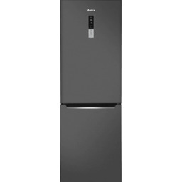Chłodziarko-zamrażarka wolnostojąca AMICA FK3606D.4DFX (E) Czarny inox