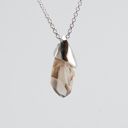 Pakamera Naszyjnik z Kwarcem Dymnym