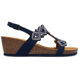 Sandały Scholl Tulum T-Bar MF00689 Granatowy