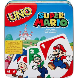 Mattel Games UNO Super Mario Gra karciana, 7+,