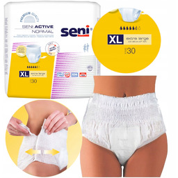 Seni Active Normal Majtki chłonne Extra Large (XL),