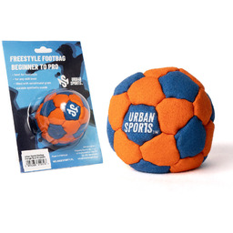 Zośka Footbag Miejskie Sporty 32 Panele Niebiesko- pomarańczowy