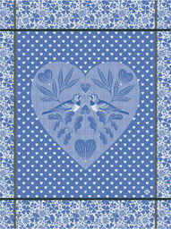 Le Jacquard Fran ais Ściereczka kuchenna Amour Blue