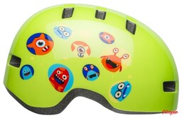 Bell Kask dziecięcy Lil Ripper monsters gloss green