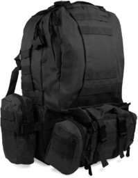 Offlander Plecak turystyczny Survival Combo 38 l czarny