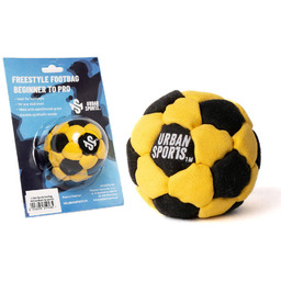 Zośka Footbag Miejskie Sporty 32 Panele Czrno-żółty