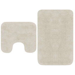 Edinos Białe eleganckie chodniczki łazienkowe A8-A84