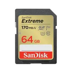 SANDISK SDXC 64GB Extreme 170/90MB/s Karta pamięci