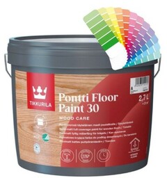TIKKURILA Farba do podłóg drewnianych Pontti Floor Paint