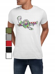 Koszulka T-Shirt Męska Z Nadrukiem Toy Story Chudy