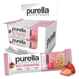 PURELLA Baton proteinowy Superfoods Truskawkowy (15 x 45