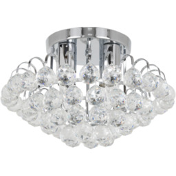 Lampa sufitowa kryształowa 6773/4 8C chrom Elem