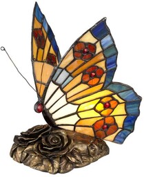 Lampka dekoracyjna w kształcie motyla Tiffany QZ-OBUTTERFLY-TL -