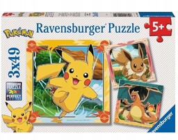 Ravensburger 3X49 Pokemon [Puzzle]