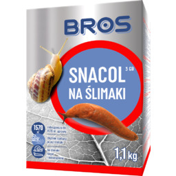 Środek na ślimaki w ogrodzie, granulat BROS Snacol