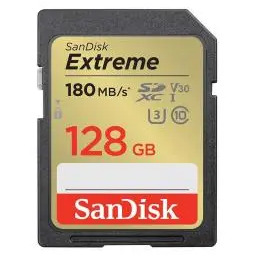 SANDISK SDXC 128GB Extreme 180/90MB/s Karta pamięci