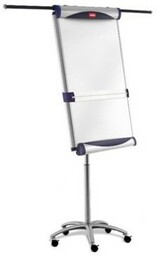 Flipchart mobilny 70x100 cm suchościeralno-magnetyczny z wysuwanymi ramionami