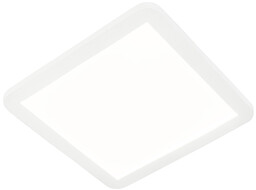 QAZQA Plafon LED kwadratowy biały 30cm 3-stopniowe ściemnianie