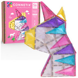 CONNETIX Glitter Unicorn Pack Kreatywne klocki magnetyczne