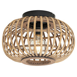 Orientalna lampa sufitowa bambusowa - Amira