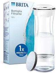 BRITA Karafka z filtrem biało-grafitowa, 1,3L, smaczna, czystsza
