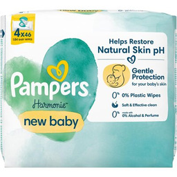 PAMPERS Chusteczki nawilżane Harmonie New Baby (184 szt.)