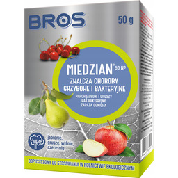 Środek grzybobójczy i bakteriobójczy Miedzian 50 WP Bros