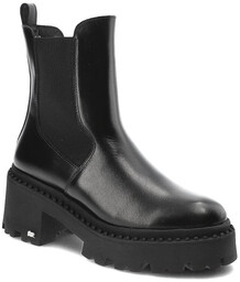 Karino Czarne Botki Wygodne Buty Damskie