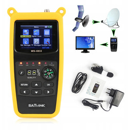 Miernik Satelitarny DVB-S/2 Satlink WS-6933 Sygnał do ustawień