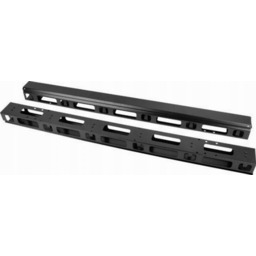 Lanberg Organizer Kabli Pionowy 22U czarny 2 sztuki