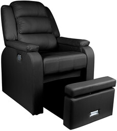 Fotel spa do pedicure Hilton czarny