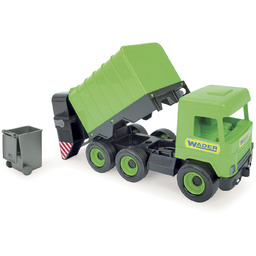Middle Truck śmieciarka zielona w kartonie