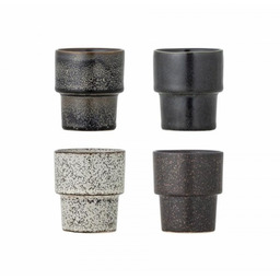 Bloomingville EWAN Filiżanki - Zestaw 4 Kubeczków