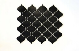 Mozaika ceramiczna Czarna Arabeska Matowa 29,3 24,5 0,6