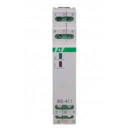Przekaźnik bistabilny 230V jednokanałowy na szynę F&F BIS-411