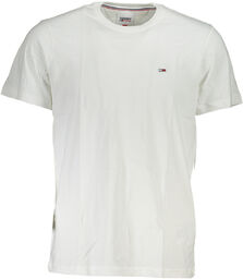 BIAŁY T-SHIRT MĘSKI Z KRÓTKIM RĘKAWEM TOMMY HILFIGER