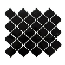 Mozaika ceramiczna Czarna Arabeska Polerowana 29,3 24,5 0,6