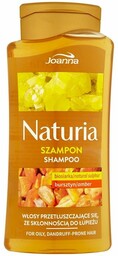 JOANNA_Naturia szampon przeciwłupieżowy z Biosiarką i Bursztynem 500ml