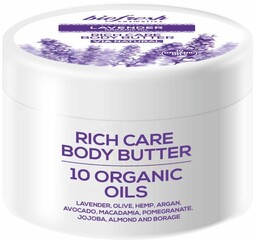 Masło do ciała 10 organicznych olejków Organiczna Lawenda,