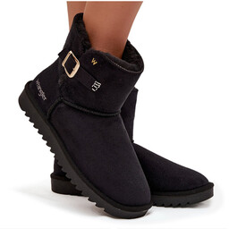 Śniegowce Damskie Z Klamrą Wrangler 20253091.25Y Czarne 40-41